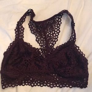 Maroon bralette